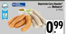 Edeka Bayerische curry-knacker Angebot