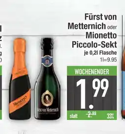 Edeka Fürst von metternich fürst von metternich oder mionetto piccolo-sekt Angebot