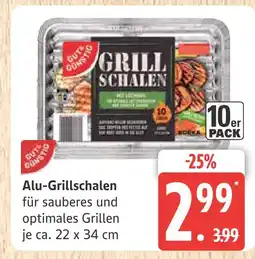 Marktkauf Gut&günstig alu-grillschalen Angebot
