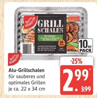 Marktkauf Gut&günstig alu-grillschalen Angebot