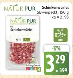 Marktkauf Natur pur schinkenwürfel Angebot