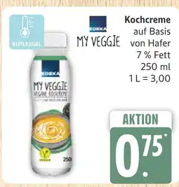 Marktkauf Edeka my veggie vegane kochcreme Angebot