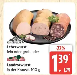 Marktkauf Gutfleisch leberwurst Angebot