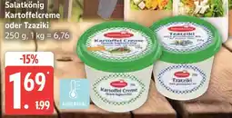 Marktkauf Salatkönig kartoffelcreme oder tzaziki Angebot