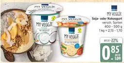 Marktkauf Edeka soja- oder kokosgurt Angebot