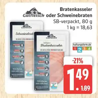 Marktkauf Gutfleisch bratenkasseler Angebot