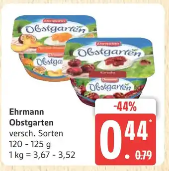 Marktkauf Ehrmann obstgarten Angebot