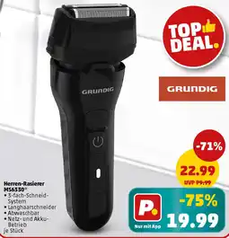 PENNY GRUNDIG Herren-Rasierer MS6330 Angebot
