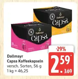 Marktkauf Dallmayr capsa kaffeekapseln Angebot