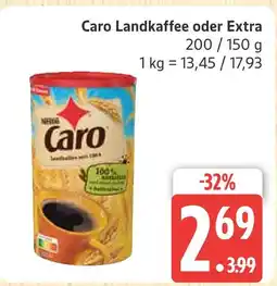 Marktkauf Caro landkaffee oder extra Angebot