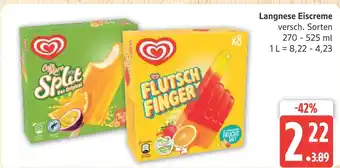 Marktkauf Langnese eiscreme Angebot