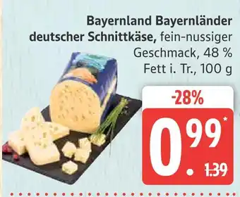 Marktkauf Bayernland bayernländer deutscher schnittkäse Angebot