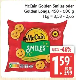 Marktkauf Mccain golden smiles oder golden longs Angebot