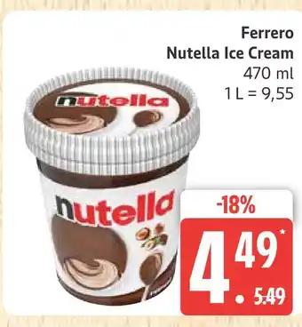 Marktkauf Ferrero nutella ice cream Angebot