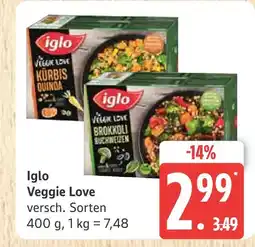 Marktkauf Iglo veggie love Angebot