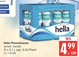 Marktkauf Hella mineralwasser Angebot