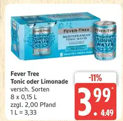Marktkauf Fever tree tonic oder limonade Angebot