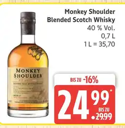 Marktkauf Monkey shoulder blended scotch whisky Angebot