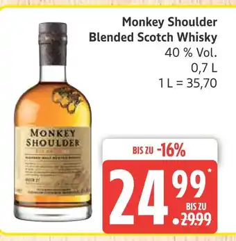 Marktkauf Monkey shoulder blended scotch whisky Angebot