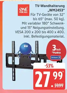 Marktkauf One for all tv-wandhalterung „wm2453“ Angebot
