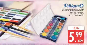 Marktkauf Pelikan deckfarbkasten „k12“ Angebot