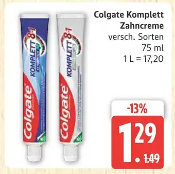Marktkauf Colgate komplett zahncreme Angebot