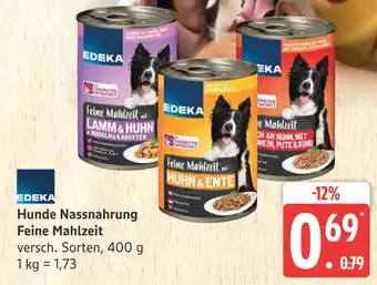 Marktkauf Edeka hunde nassnahrung feine mahlzeit Angebot
