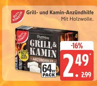 Marktkauf Gut&günstig grill- und kamin-anzündhilfe Angebot