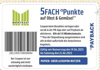 Marktkauf Marktkauf obst & gemüse Angebot