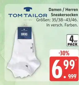 Marktkauf Tom tailor damen / herren sneakersocken Angebot