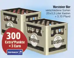 E-Center Warsteiner bier Angebot