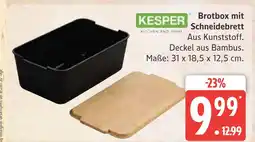 Marktkauf Kesper brotbox mit schneidebrett Angebot