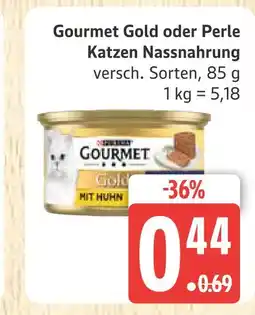 Marktkauf Gourmet gold oder perle katzen nassnahrung Angebot