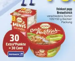 E-Center Feinkost popp brotaufstrich Angebot