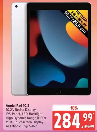 Marktkauf Apple ipad 10.2 Angebot