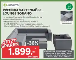 Marktkauf Juskys premium gartenmöbel lounge sorano Angebot