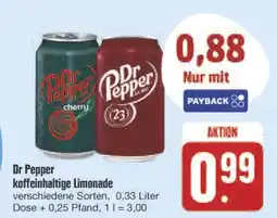 E-Center Dr pepper koffeinhaltige limonade Angebot