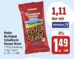 E-Center Huober bio original schwäbische knusper-brezel Angebot