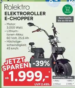 Marktkauf Rolektro elektroroller e-chopper Angebot