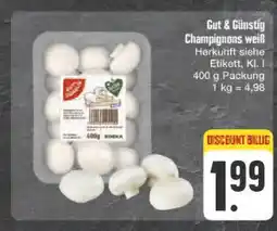 E-Center Gut & günstig champignons weiß Angebot