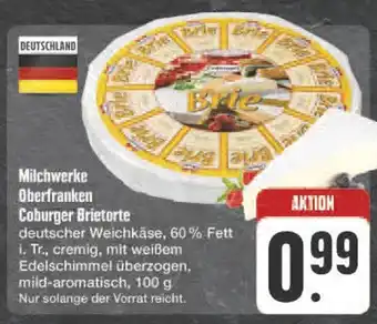 E-Center Milchwerke oberfranken coburger brietorte Angebot