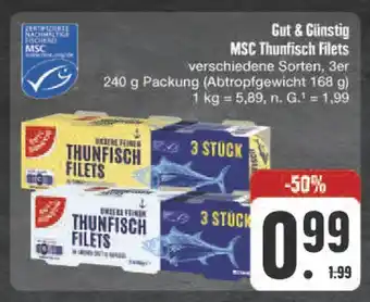 E-Center Gut & günstig msc thunfisch filets Angebot