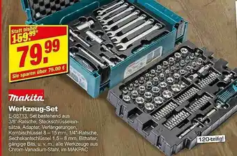 Leymann Baustoffe Makita Werkzeug-set E-08713 Angebot