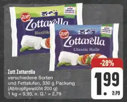 E-Center Zott zottarella basilikum Angebot