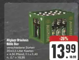 E-Center Allgäuer brauhaus büble bier Angebot