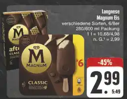 E-Center Langnese magnum eis Angebot