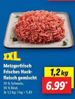 Lidl Metzgerfrisch Frisches Hackfleisch gemischt Angebot