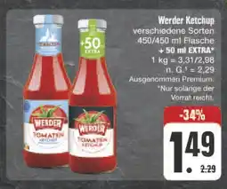 E-Center Werder ketchup Angebot