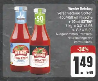 E-Center Werder ketchup Angebot