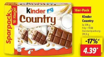 Lidl Kinder Country Angebot